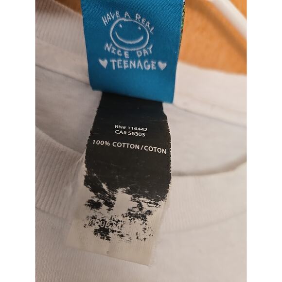 Teenager Brand Graphic Tee Long Sleeve Size Small "Have A Nice Doomsday" - Picture 4 of 6